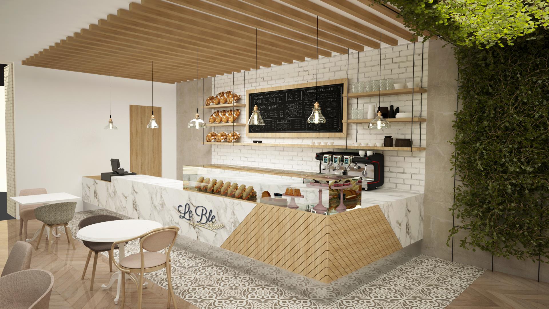 Le Ble Bakery Larnaca, Hospitality interior design by Kivo Design House (2)