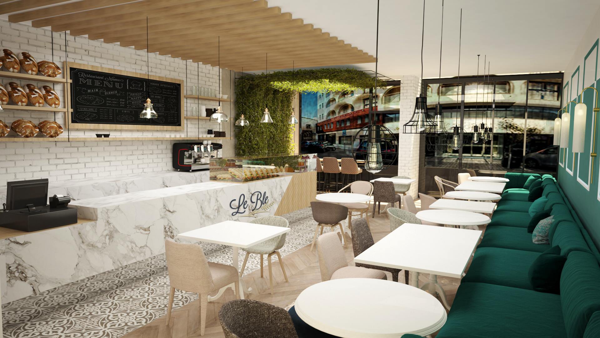 Le Ble Bakery Larnaca, Hospitality interior design by Kivo Design House (3)