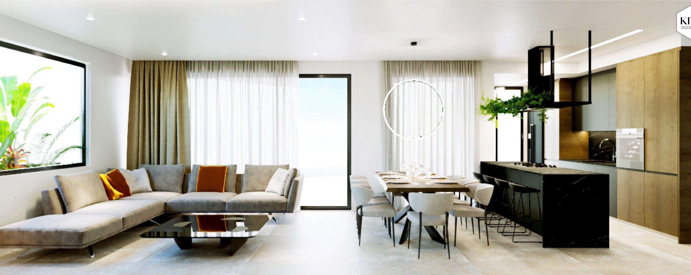 Private Apartment Nicosia, Residential interior design by Kivo Design House (1)