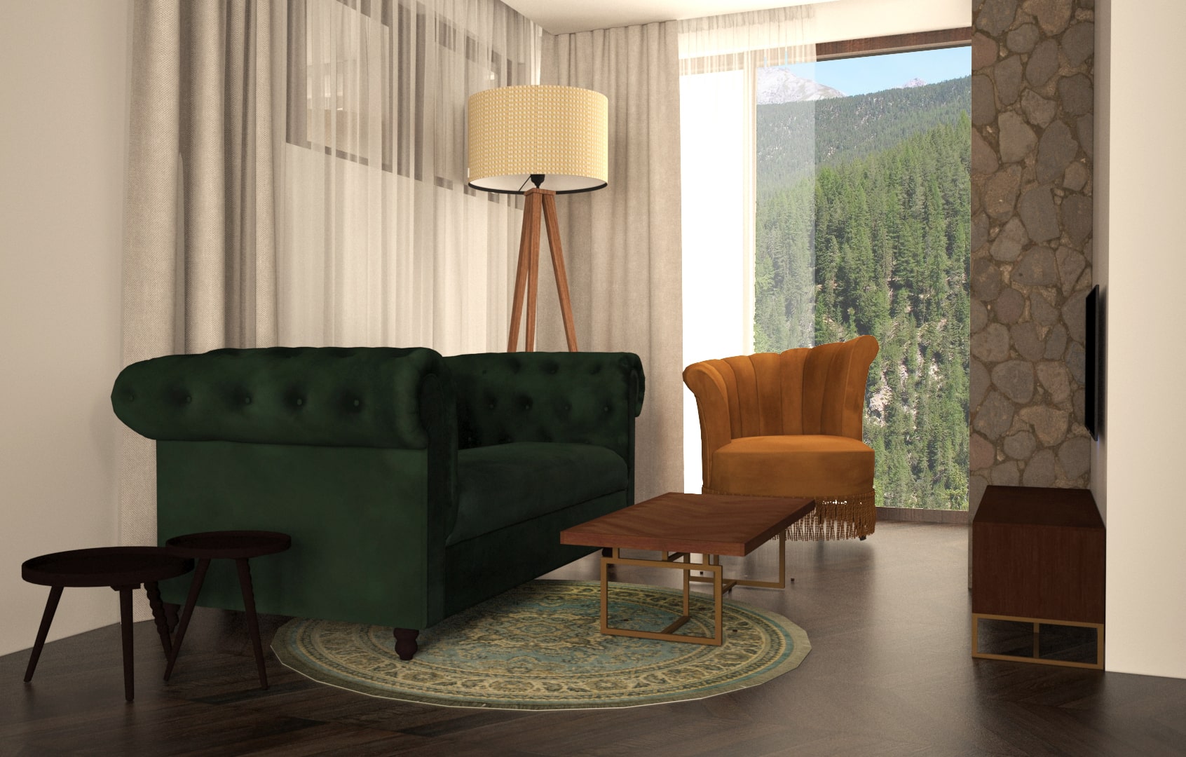Forest Park Junior Suite, Hospitality interior design by Kivo Design House (2)