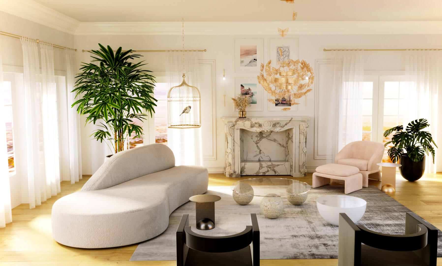 French Private Residence, Residential interior design by Kivo Design House (1)
