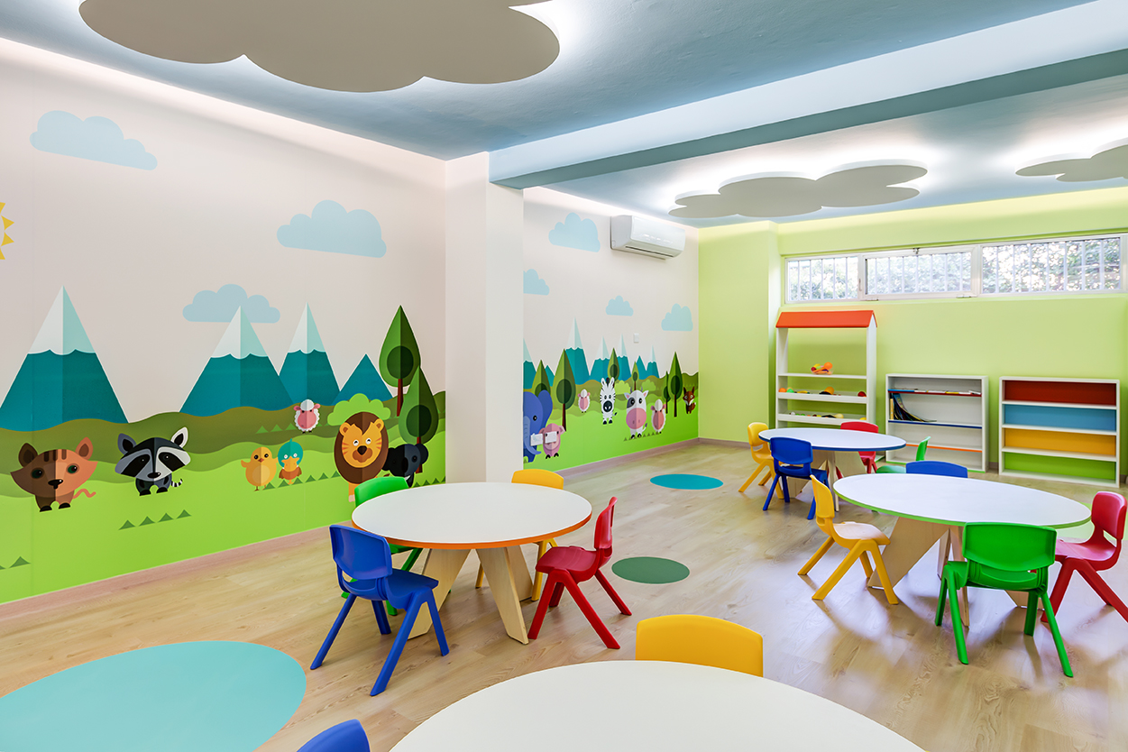 Kindergarten and Tuition Center Sygxroni Mathisi, Educational interior design by Kivo Design House (14)