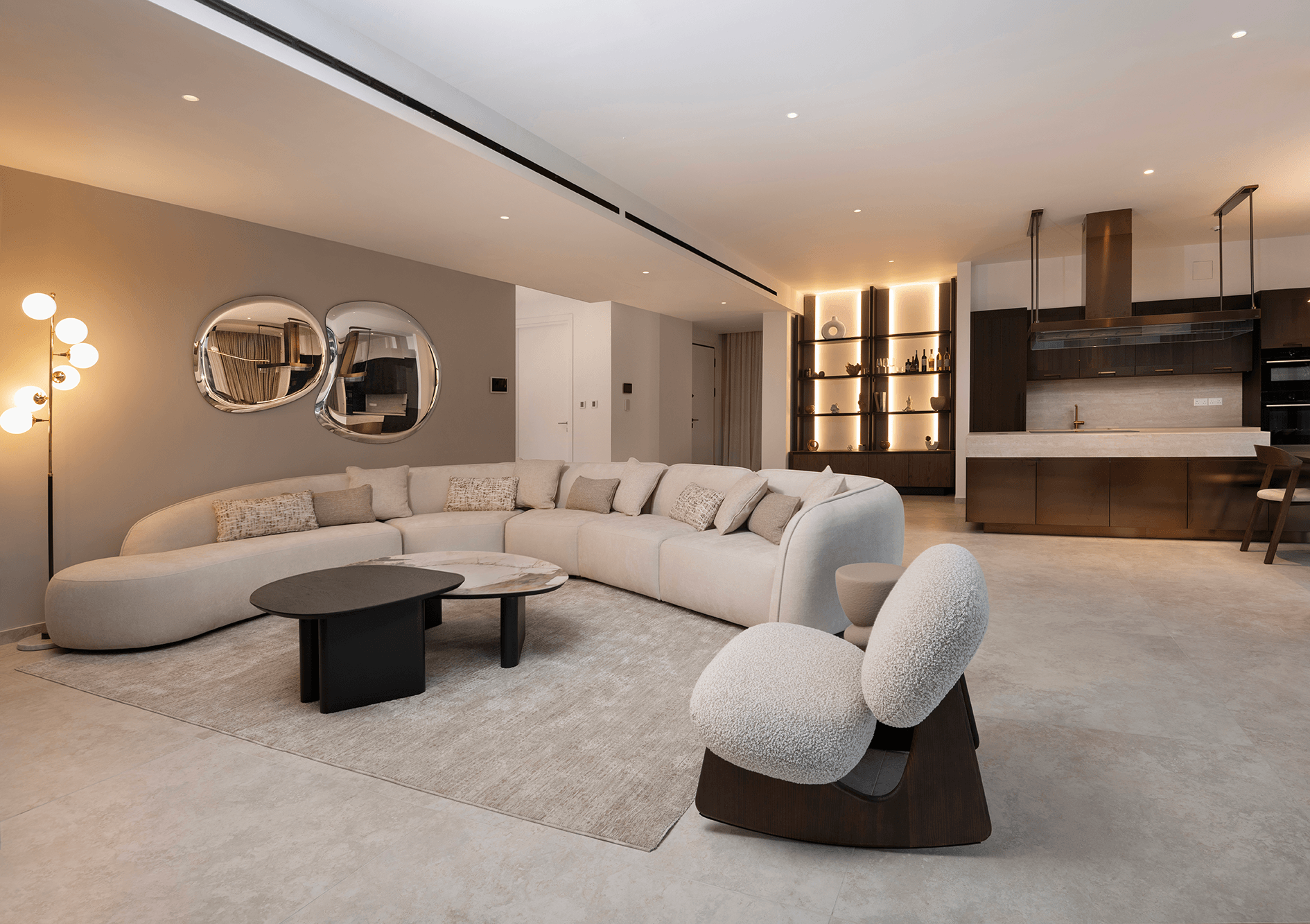 Gladstonos Penthouse, Residential interior design by Kivo Design House (1)