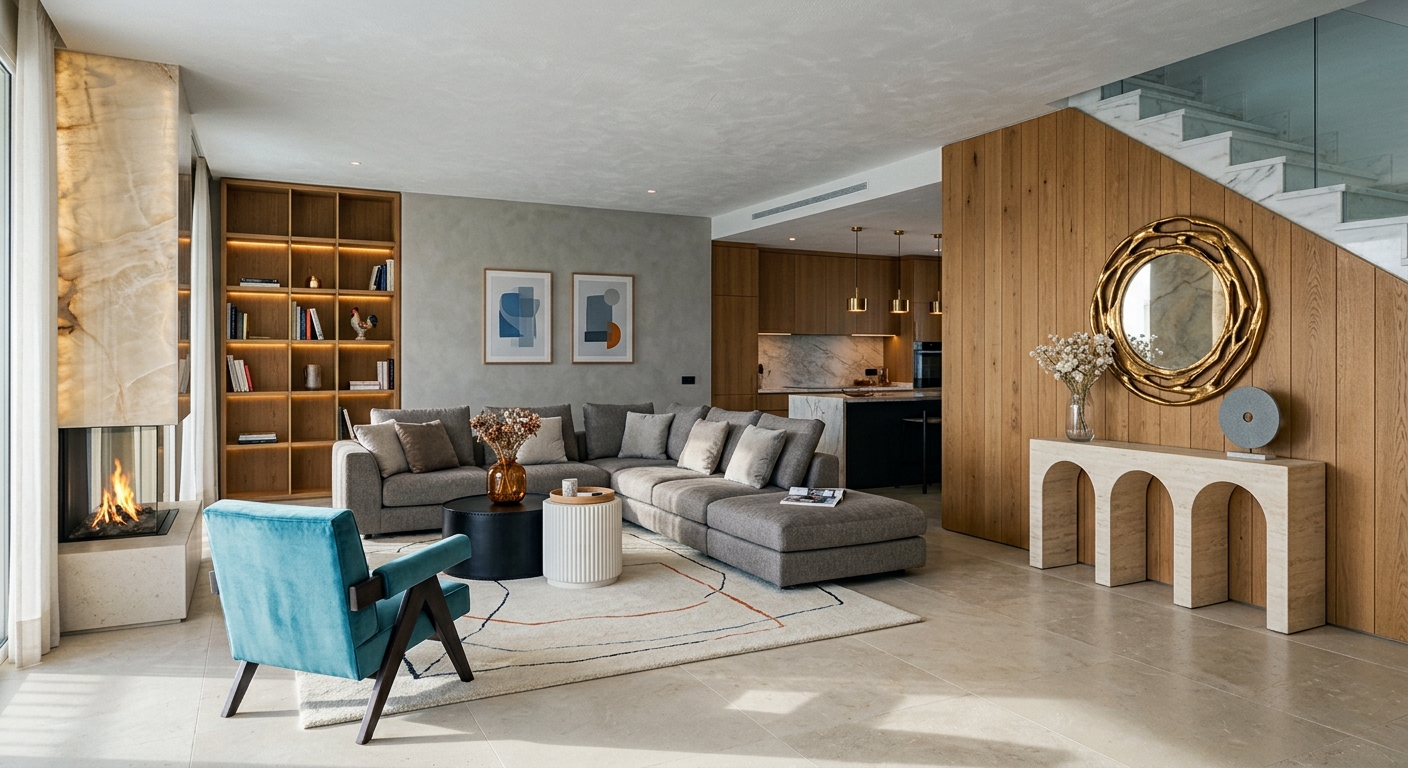Private Residence Lakatamia II, Residential interior design by Kivo Design House