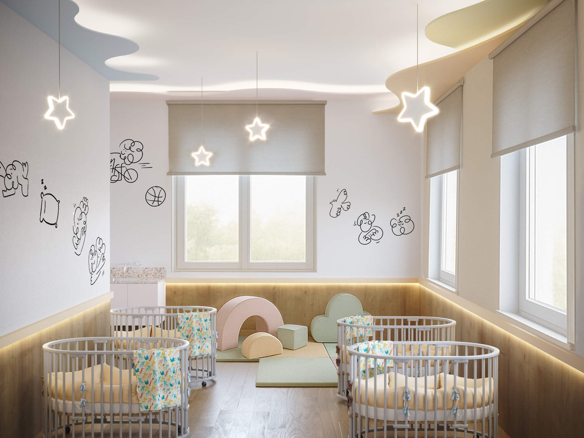 Little Dreamer Nursery School, Educational interior design by Kivo Design House (1)